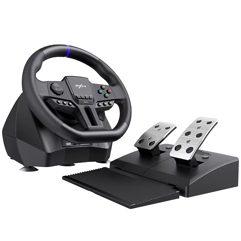 PXN V900 GEN2 Gaming Lenkrad 270 ° / 900 ° Rotation für PC-Switch PS3 PS4 Xbox One, Xbox Series X/S